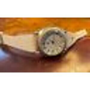Women's 37mm Silver Tone Charming Charlie Watch, Gold Tone Accents